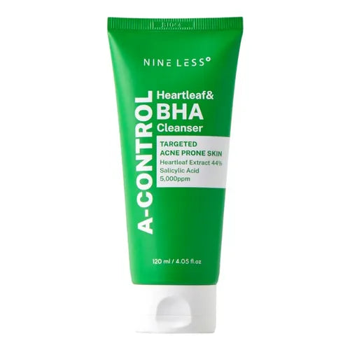 Nine Less A-Control Heartleaf &amp; BHA Exfoliating Foam 120 ml