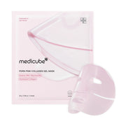 Medicube PDRN Pink Collagen Mask x4 - Mascarilla Coreana Reafirmante | KoreaSkin Uruguay