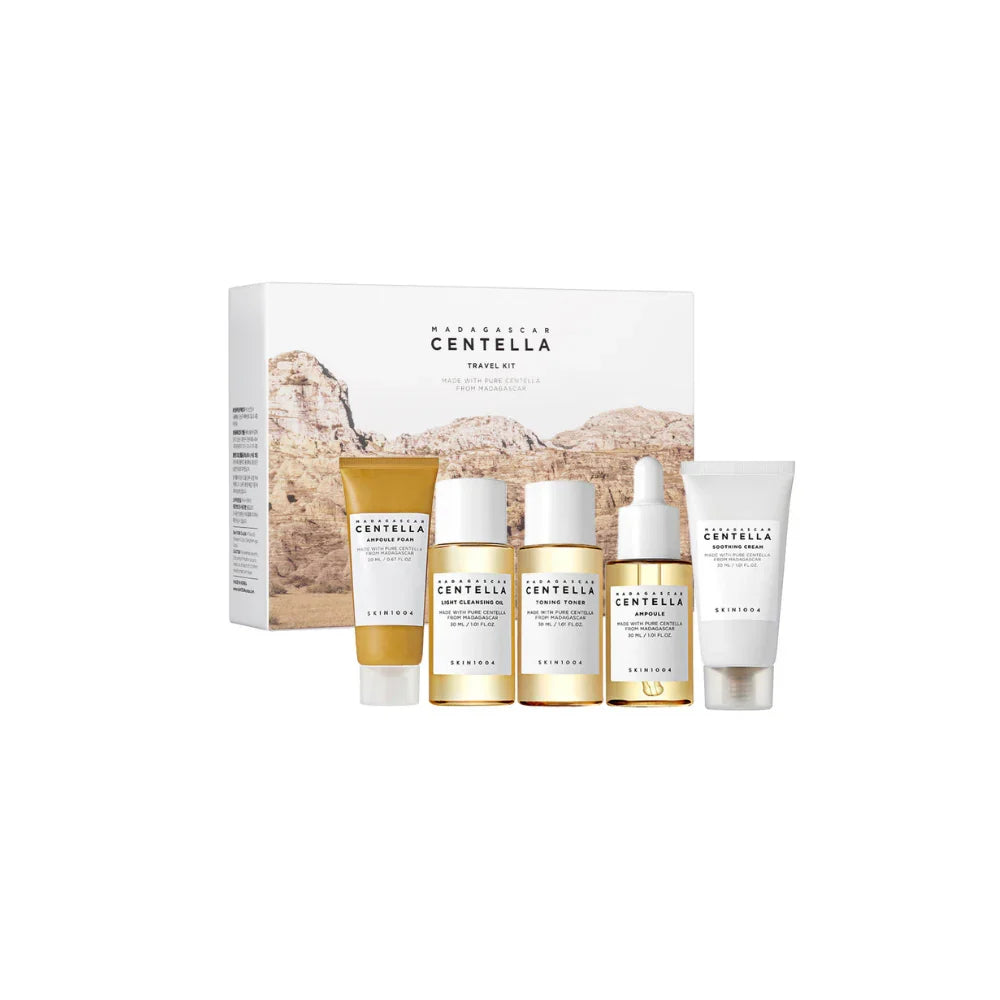 SKIN1004 Madagascar Centella Travel Kit – Kit de Viaje 5 Piezas