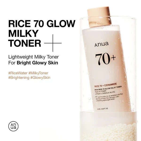 Anua Rice 70+ Glow Milky Toner (250 ml)