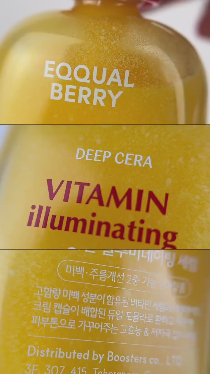 Cargar vídeo: Eqqualberry Vitamin Illuminating Serum - Vitamina C